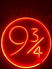 NEW Harry Potter Platform 9 3/4  LED Neon Light Wall Sign Wizarding World picture