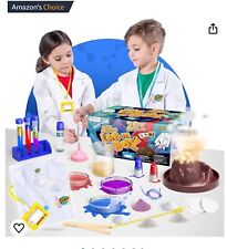 Kids Science Lab-in-a-Box Lab Coat Gift Set - Over 20+ Experiments for Kids 4-6 picture