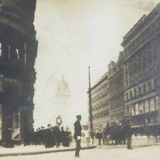 San Francisco Market Street Stereoview c1906 Earthquake Fire Police Cop CA H163 picture