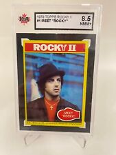 1979 Topps Rocky II #1 Meet 