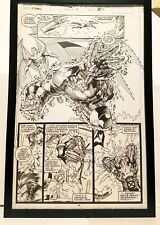 X-Men #1 pg. 14 Colossus Jim Lee 11x17 FRAMED Original Art Poster Marvel Comics picture