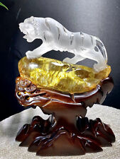 TOP++ Natural Yellow gum flowe quartz Quartz tiger Specimen Reiki Gem Decor +S picture