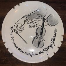 Liberace original ceramic ashtray Seymour Heller 1956 Century House WI. Signed picture