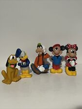 Vintage Disney CE Rubber Mickey Mouse & Friends Bath Toys 6” Figures 0-18 Mos picture