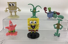 SpongeBob SquarePants Figure 6pc Lot Plankton Squidward Patrick Krabs Viacom Toy picture