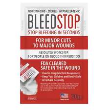 BleedStop 20g Packet First Aid Stop Bleeding Seconds Emergency Home Trauma Kit picture