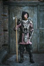 Medieval Blackened Steel LARP Dwarves Style Medieval Full Armor Suit picture