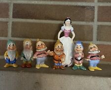 Goebel Disney Snow White And Dwarfs Porcelain Figurines Germany — 6 DWARFS picture