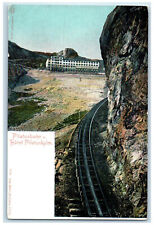 c1905 Pilatus Railway and Hotel Pilatus Kulm Kriens Switzerland Postcard picture