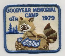 Goodyear Memorial Camp GTR 1979 Vintage Boy Scout Patch C43 picture