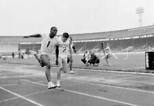 American Olympic Athlete Bob Hayes Wins The 100 Metres Old Photo picture