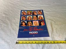 Ridgid Tool 1983-1984 PIN-UP CALENDAR Bikini Swimsuit picture