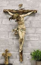 Ebros Large Jesus Christ at Calvary Crucifix INRI Wall Cross Hanging Plaque 20