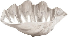 Large Clam Shell Centerpiece Display Tray Nautical Beach Coastal Seashell Bowl picture