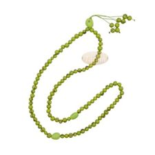 Lime Green Natural Dye Colored 9mm Eco-friendly Sustainable Acai Seed Tasbih picture