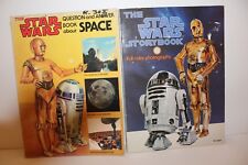 Vintage Star Wars Books 1979 Lot of 2 Scholastic Books Space Storybook picture