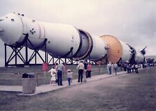 Original Photo 3.75x5 Saturn V Rocket Johnson Space Center NASA Houston H237 #28 picture
