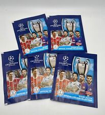 2017-18 TOPPS UEFA CHAMPIONS LEAGUE STICKERS 5 SEALED PACKS MBAPPE RC Year picture