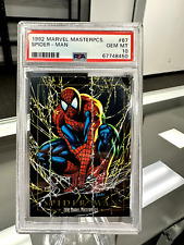 SPIDER-MAN 1992 Marvel Masterpieces #87 PSA 10 GEM MINT Freshly Graded Pop 27 picture