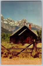 Moose, Wyoming WY - Chapel of the Transfiguration - Vintage Postcard - Unposted picture