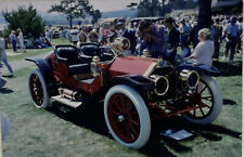 Vintage Photo Slide Classic Car 1988 Red Antique Show On Lawn picture