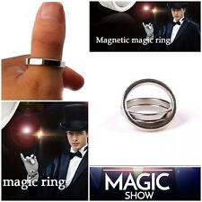 Magicians Magnetic Ring Magic Trick Prop Illusion T8 picture