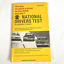 National Drivers Test Trade Paperback CBS Television 1965  picture