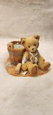 Cherished Teddies 950556 Joshua Bear With Wash Tub “Love Repairs All” With Box  picture