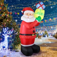 Fanshunlite 8FT Christmas Inflatable Santa Claus with Gift Box and Led Light picture