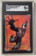 2016 UD Marvel Masterpieces #1 ULTIMATE SPIDER-MAN SGC 9 /1999 picture