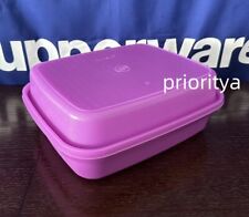 Tupperware Large Season Serve Marinade Container in Purple New picture