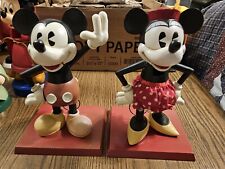 Mickey & Minnie Mouse 1996 Disney Midwest Of Cannon Falls Nutcracker Set picture