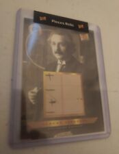 2023 PIECES OF THE PAST FOUNDERS EDITION ALBERT EINSTEIN RELIC CARD  picture