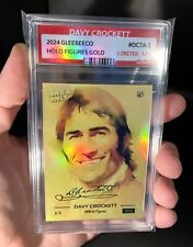 Rare DAVY CROCKET Holo Gold Signature 2024 GleeBeeCo Card #DCTA-1 ONE & ONLY 1/1 picture