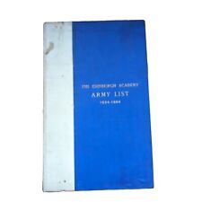 The Edinburgh Academy Army List 1824-1894 Militaria picture