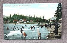 Vancouver BC Canada English Bay Bathing Scene Vintage Postcard picture