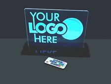Your Logo on Custom Laser Etched LED Edge Lit Sign picture