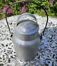 Vintage Milk Pail Dairy Cream Can With Handle picture