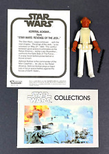 VINTAGE Star Wars Admiral Ackbar ROTJ Kenner 1982 Revenge Mail Away, Collections picture