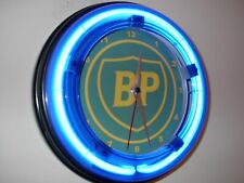 BP British Petroleum Oil Gas Service Station Garage Neon Wall Clock Sign picture