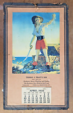 1932 Advertising Calendar BALLSTON SPA NY Hardware Store Thomas Tracy's Son picture