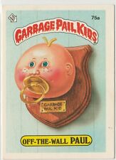 1985 Topps Garbage Pail Kids Series 2 Off-The-Wall Paul 75a MATTE BACK GPK 2893 picture