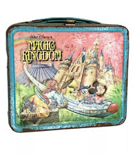 Vintage 1979 Walt Disney World Magic Kingdom Wonderful Metal Lunchbox Aladdin picture