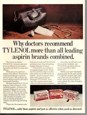 advertising print 1977 Beauty Health Tylenol Recommend Doctors Bag aspirin ad picture