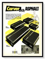 Carver I-Series Mobile Magnetic Field Power Amps Vintage 1991 Print Magazine Ad picture