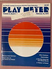 Play Meter Magazine Feb 15, 1979 Vol 5 No. 3  Arcade Video Games, Pinball picture