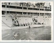 1944 Vintage NAVAL Press Photo Merchant Marine Training 