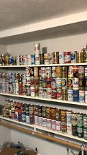 beer can collection large lot Vintage  Starts In 1960’s Empty Tab Top Pull Steel picture