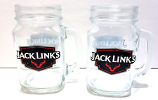 Jack Link's Mason Jar Mug with Handle Lot of 2 Beef Jerky Cup Pint picture