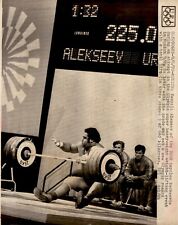 LG43 1972 Wire Photo USSR WEIGHT-LIFTER VASSILI ALEXEEV FALLS MUNICH OLYMPICS picture
